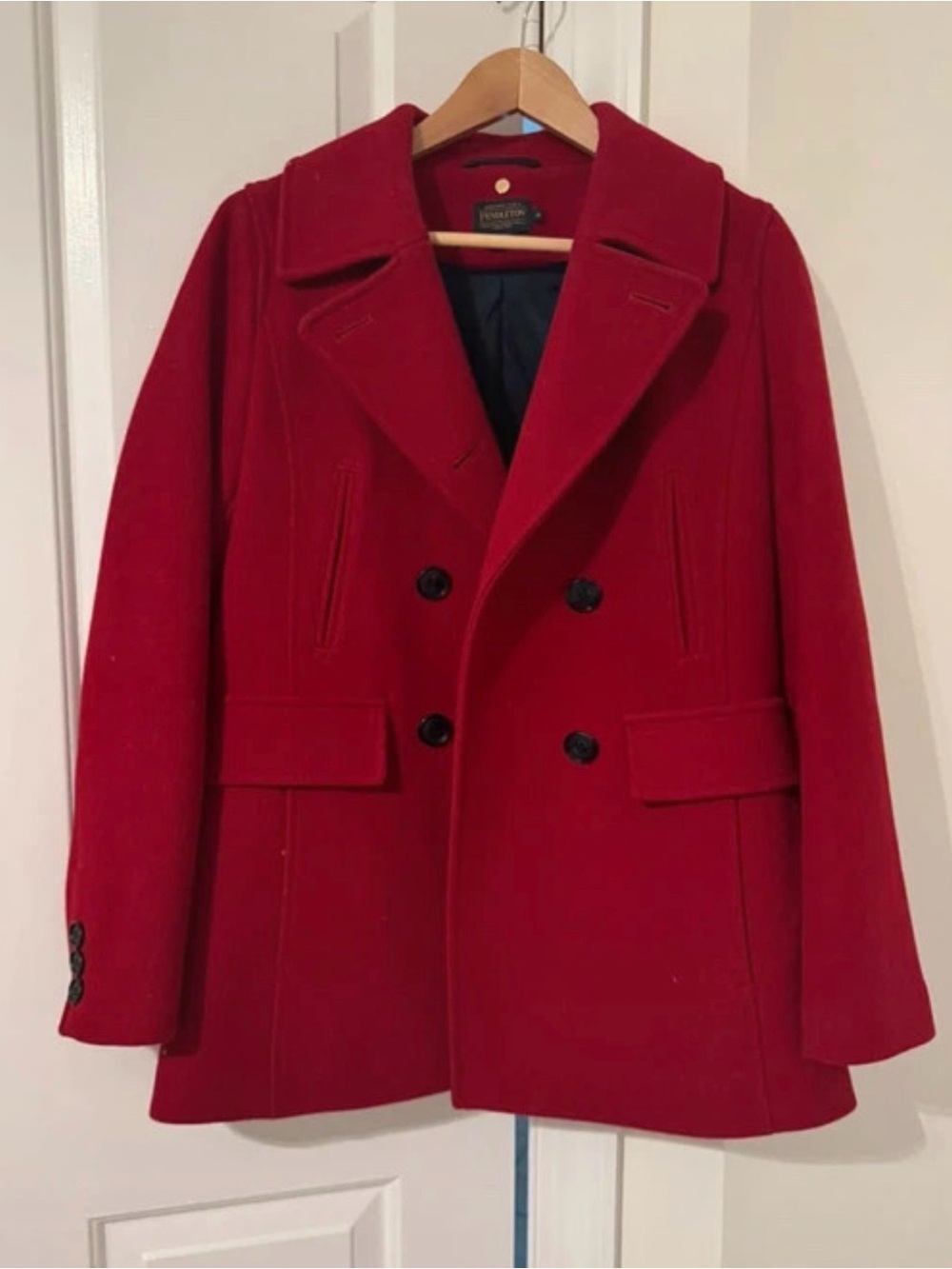 Pendleton Wool Blend Pea Coat Size 6